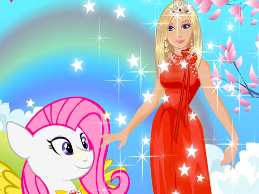 Barbie and Pony Dressup